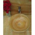 High Quality Yellow Onyx Marble Stone Basin